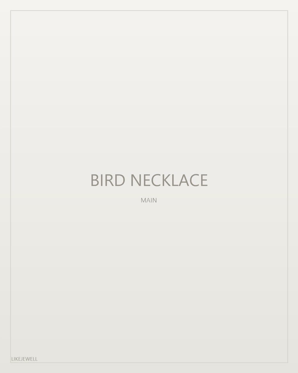 Bird Necklace