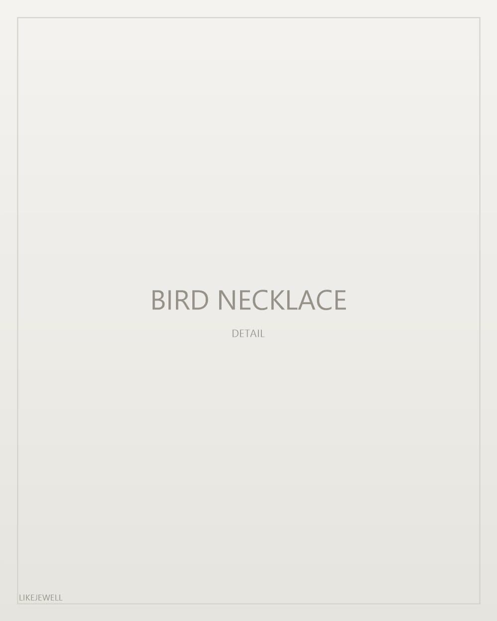 Bird Necklace detail